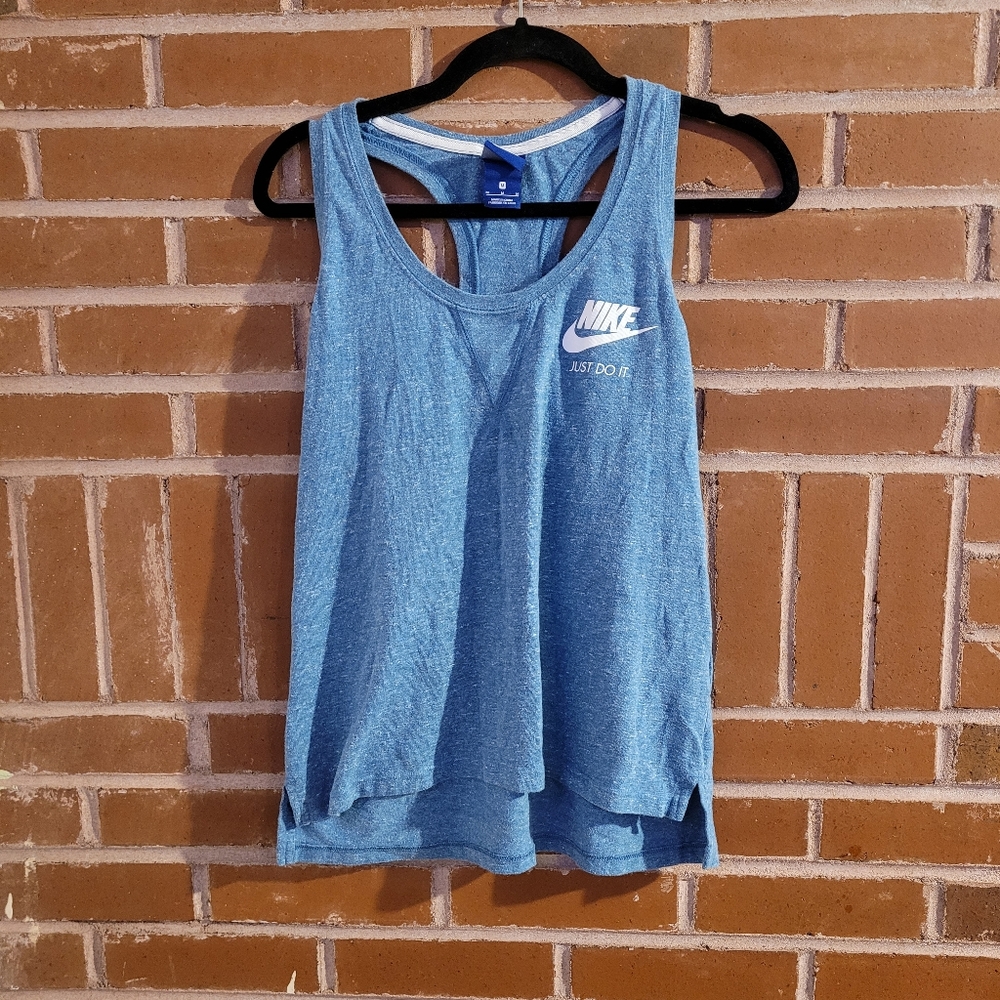 Nike Blue Tank Top Size Medium